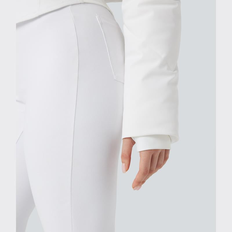  Cropped Puffer Coat & Thumb Holes Curved Hem Jacket with Pocket