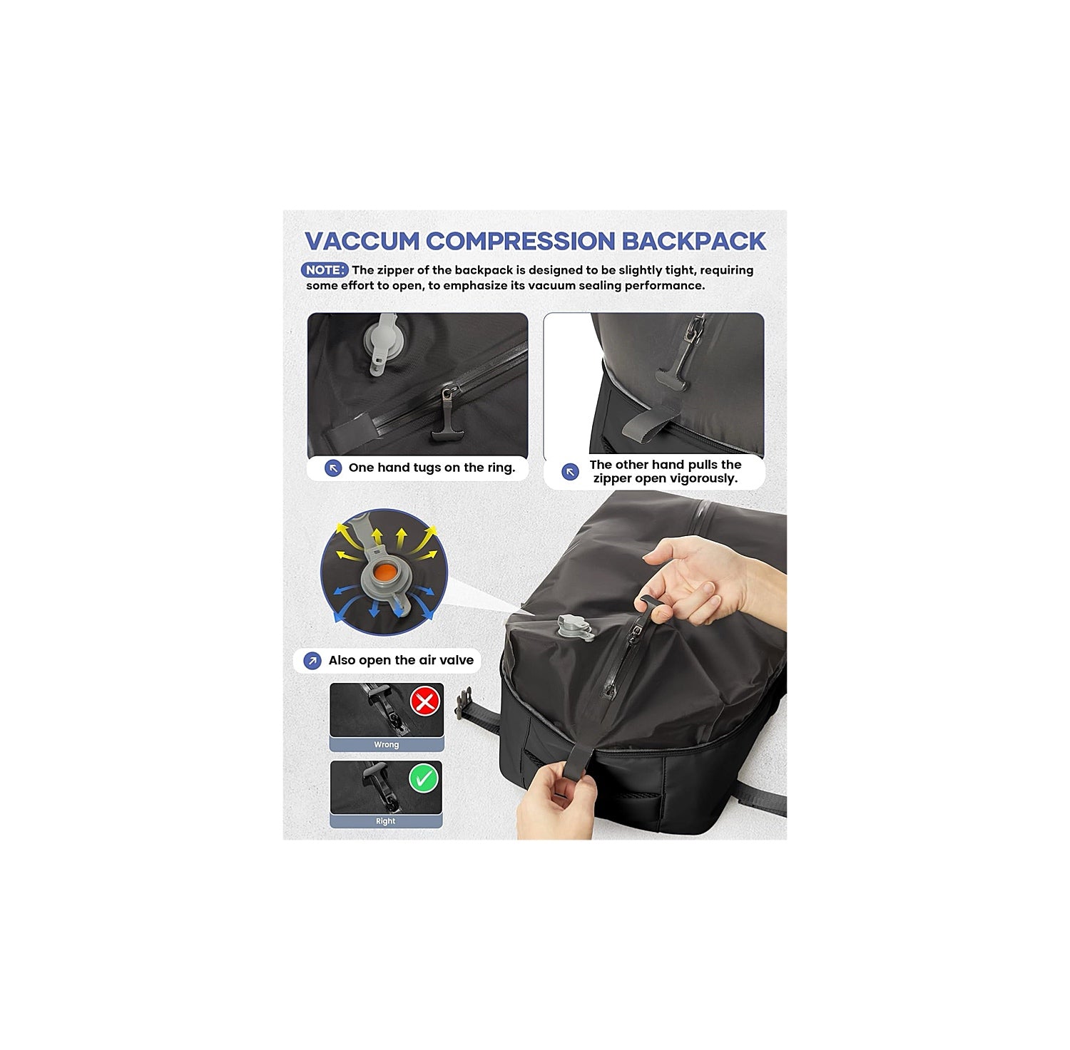 Vacuum Travel Bag
