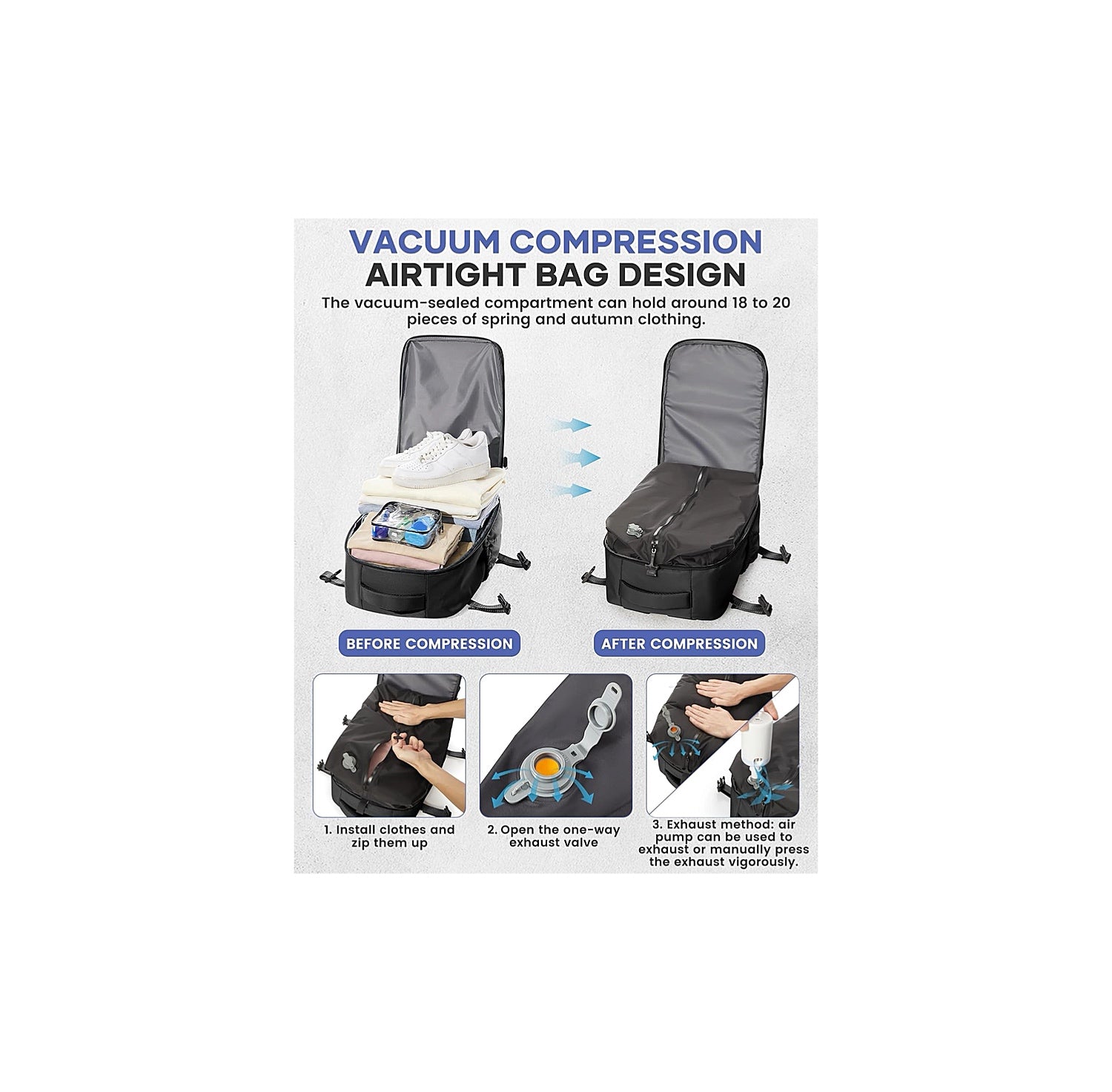 Vacuum Travel Bag