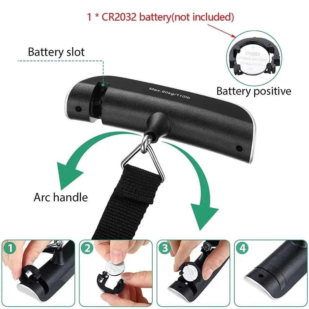  Portable Digital Luggage Scale 